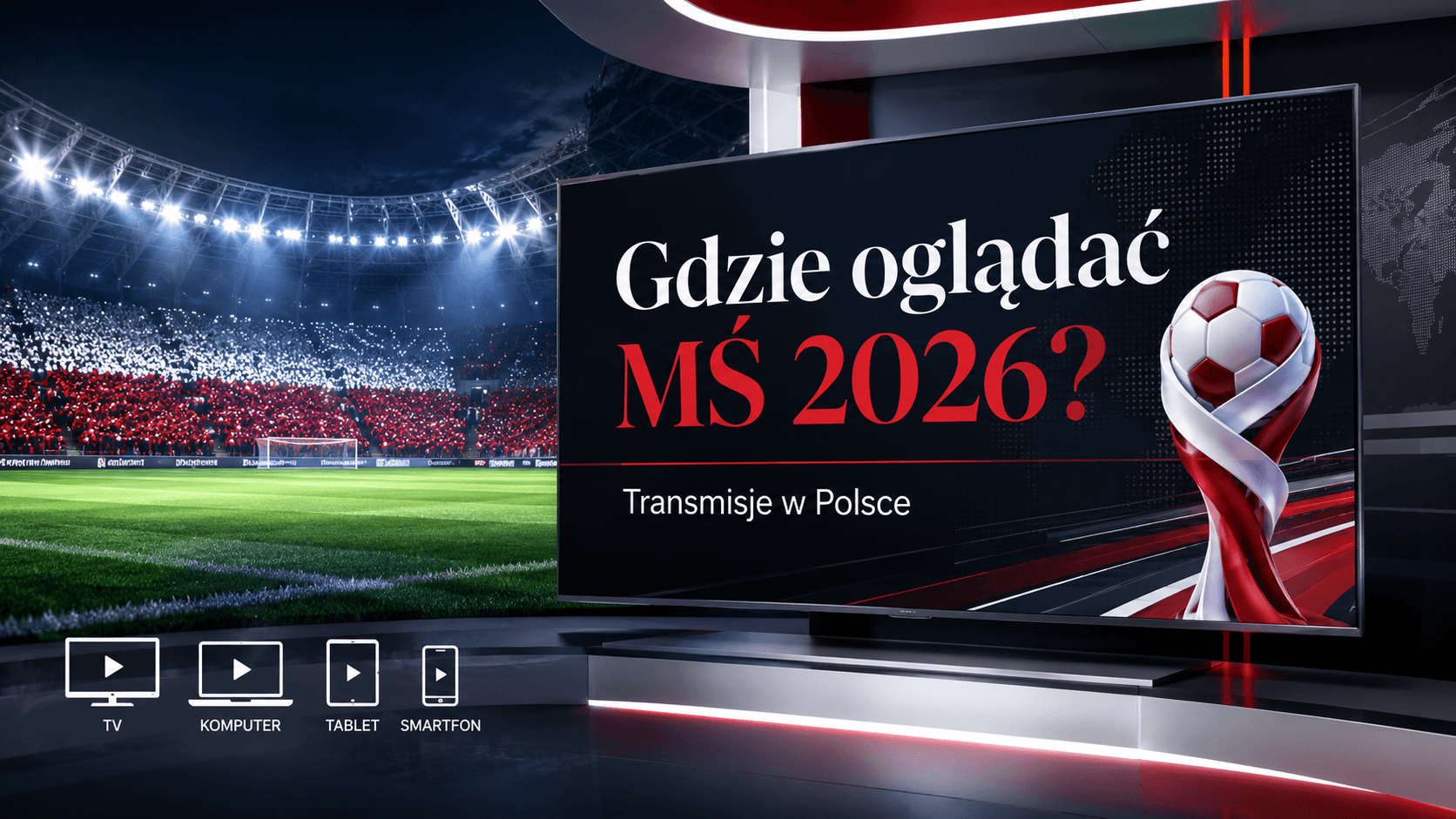 Gdzie oglądać MŚ 2026 w Polsce? Czy wszystkie mecze będą transmitowane?
